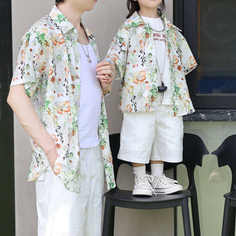 홀리데이 룩 부모-자식 꽃무늬 셔츠 온 가족 휴가 의류 - Plant Parent Clothing 리뷰 및 가격