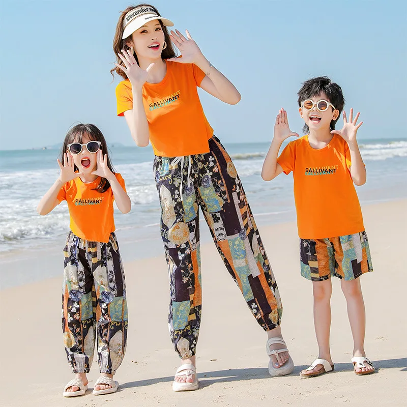 휴가 가족 매칭 세트 엄마 딸 바지와 티셔츠 세트 아빠 - Plant Parent Clothing 리뷰 및 가격