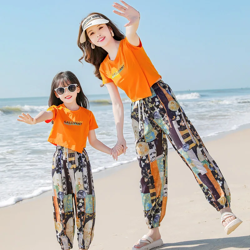 휴가 가족 매칭 세트 엄마 딸 바지와 티셔츠 세트 아빠 - Plant Parent Clothing 리뷰 및 가격