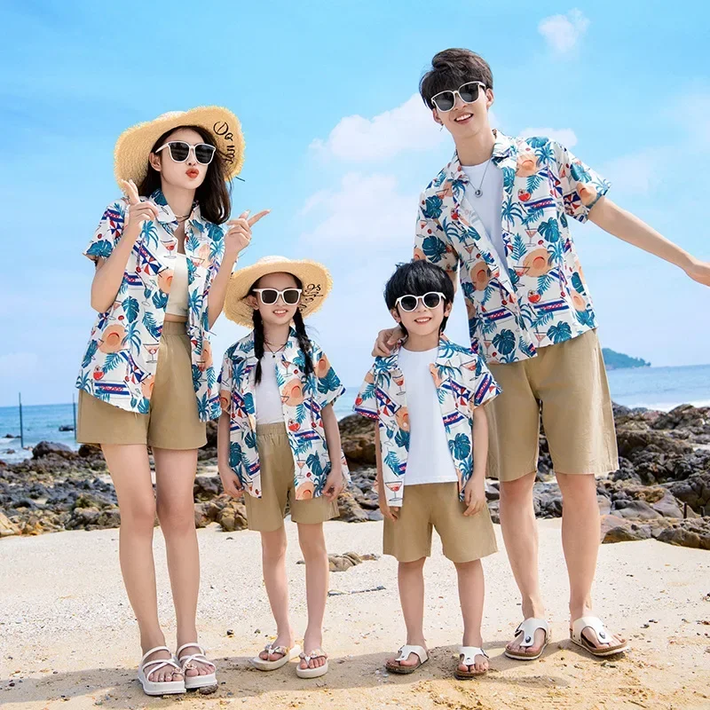 엄마 딸 휴양지 원피스 아빠 아들 투피스 세트, 휴가룩 - Plant Parent Clothing 리뷰 및 가격