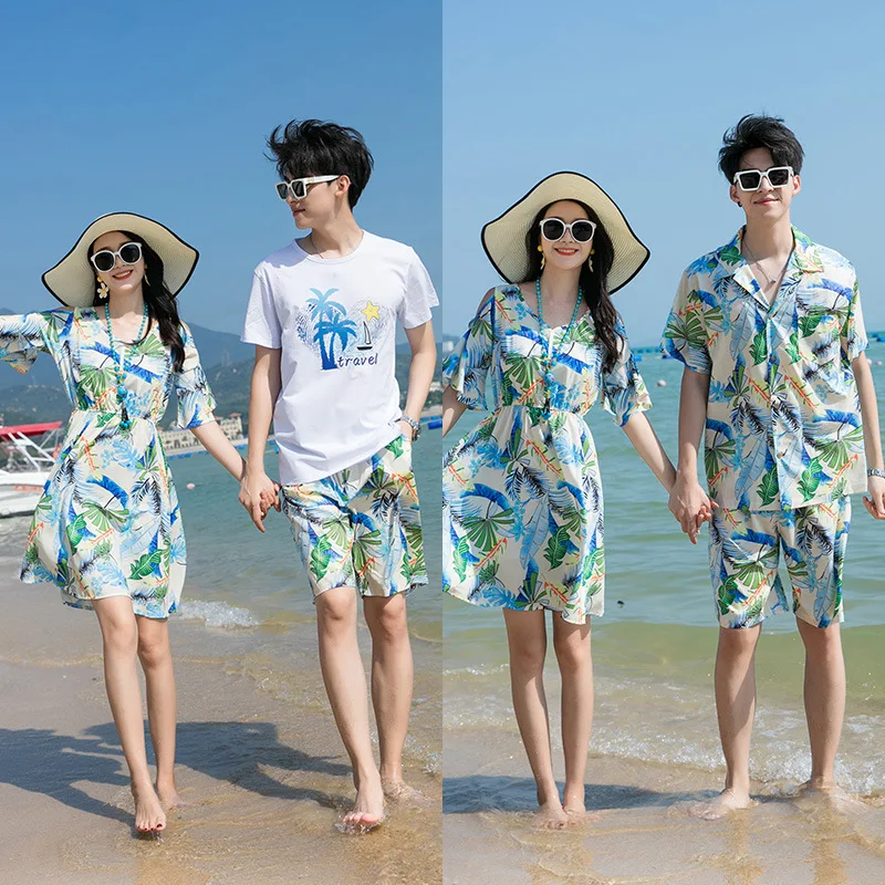 휴가 커플 룩 부모-자식 옷 해변 가족 일치하는 의류  - Plant Parent Clothing 리뷰 및 가격
