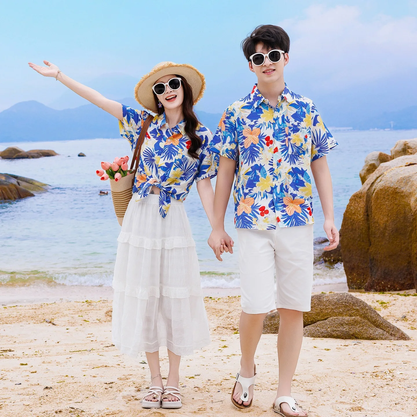 휴가 가족 커플룩 세트 엄마 딸 셔츠 스커트 캐주얼 아 - Plant Parent Free 리뷰 및 가격