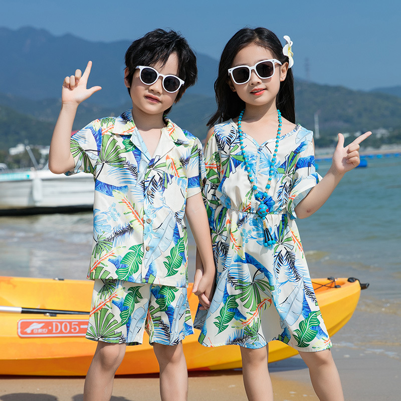 휴가 커플 룩 부모 자식 옷, 해변 가족 매칭 의류,  - Plant Parent Clothing 리뷰 및 가격