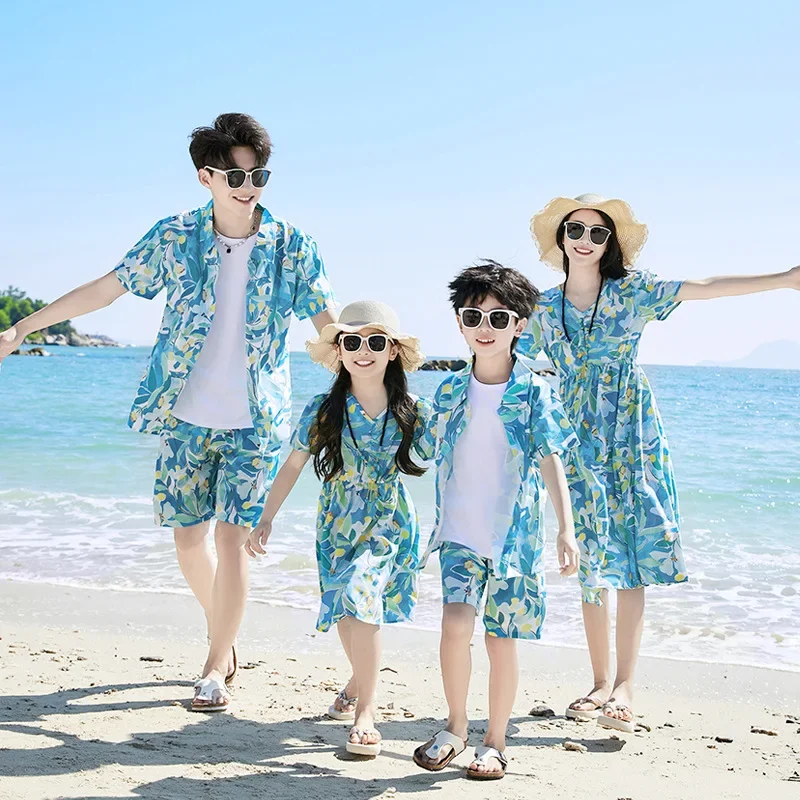아버지 아들 셔츠 세트옷 여름 휴가룩 가족 의류 엄마  - Plant Parent Clothing 리뷰 및 가격