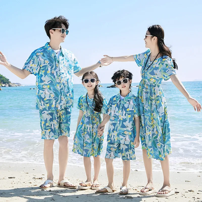 아버지 아들 셔츠 세트옷 여름 휴가룩 가족 의류 엄마  - Plant Parent Clothing 리뷰 및 가격